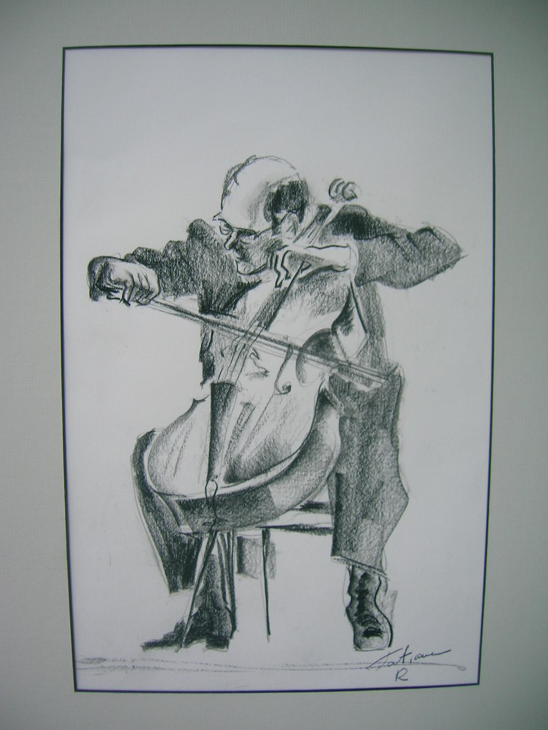 Violoncellist (Celllist) by Tatiana Rhinevault - Click for Details